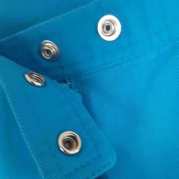 Vintage 90s Lily's of Beverly Hills Vintage Pleated Tennis Pants, Blue Size 6 - Picture 5 of 8